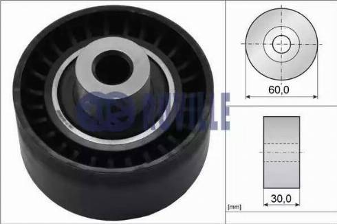 Ruville 55969 - Deflection / Guide Pulley, timing belt xparts.lv