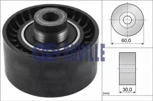 Ruville 55964 - Deflection / Guide Pulley, timing belt xparts.lv