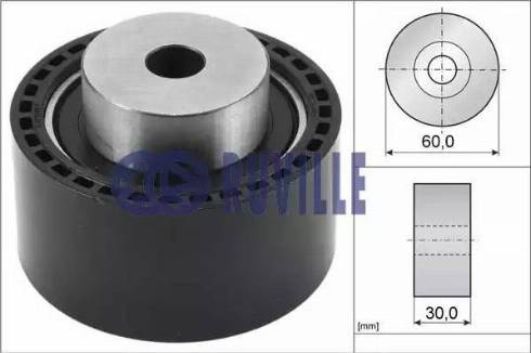 Ruville 55922 - Deflection / Guide Pulley, timing belt xparts.lv