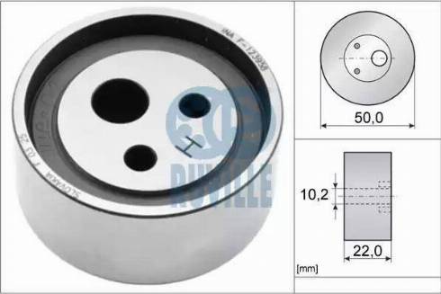 Ruville 55500 - Tensioner Pulley, timing belt xparts.lv