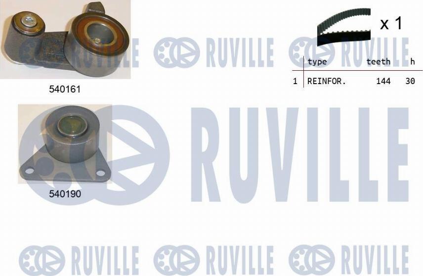 Ruville 550091 - Paskirstymo diržo komplektas xparts.lv