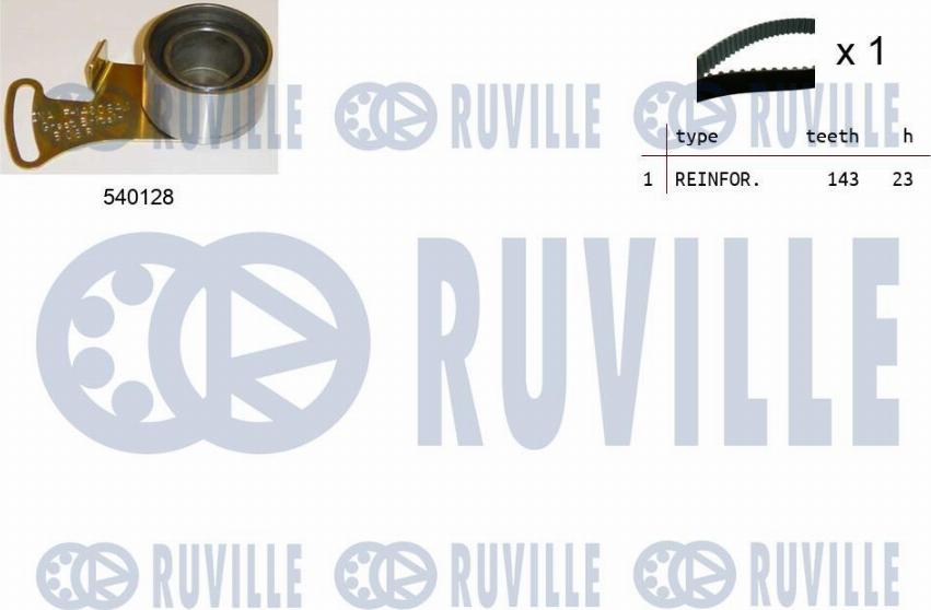 Ruville 550147 - Paskirstymo diržo komplektas xparts.lv