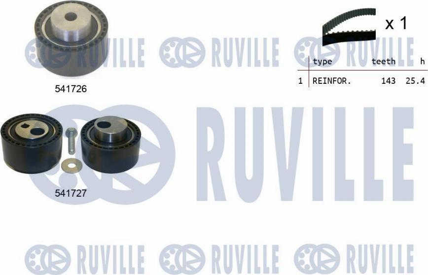 Ruville 550295 - Timing Belt Set xparts.lv
