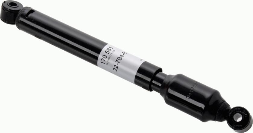SACHS 170 581 - Shock Absorber, steering xparts.lv