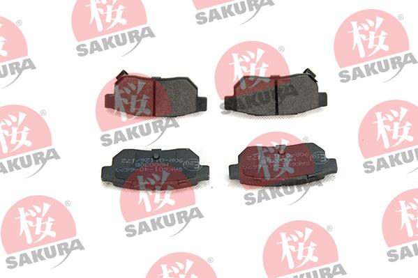 SAKURA 601-40-6620 - Brake Pad Set, disc brake xparts.lv