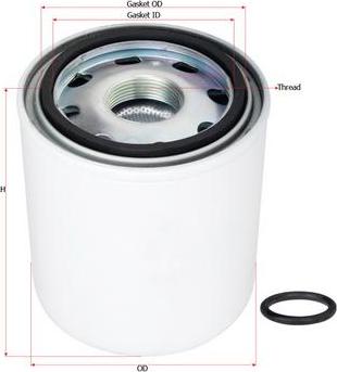 SAKURA Automotive AC-83020 - Air Dryer Cartridge, compressed-air system xparts.lv