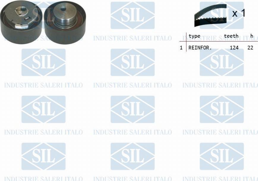 Saleri SIL TK1034 - Timing Belt Set xparts.lv