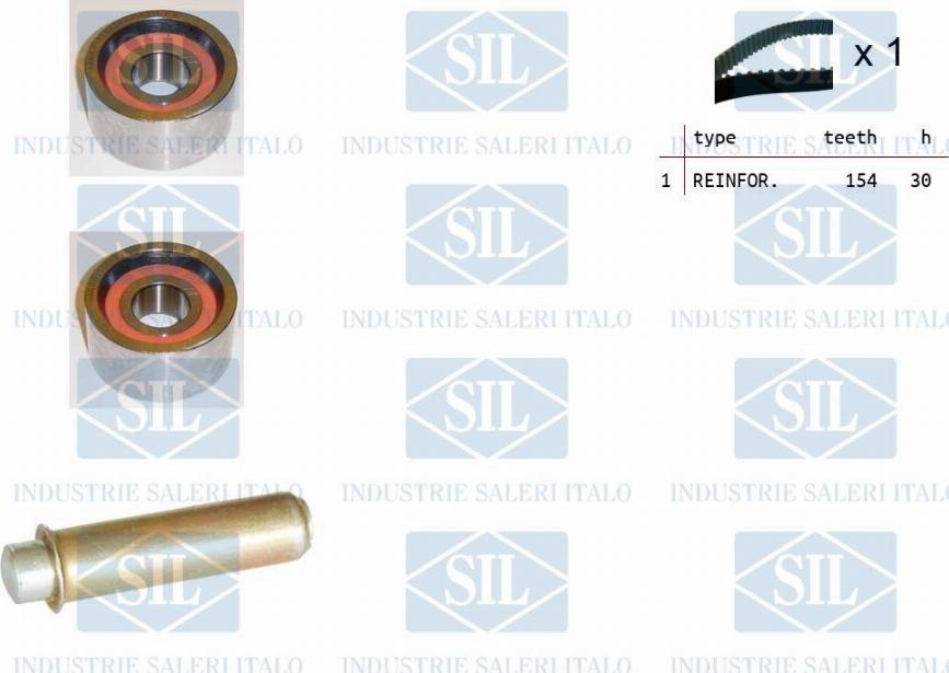 Saleri SIL TK1394 - Timing Belt Set xparts.lv