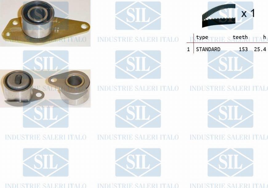 Saleri SIL TK1345 - Timing Belt Set xparts.lv