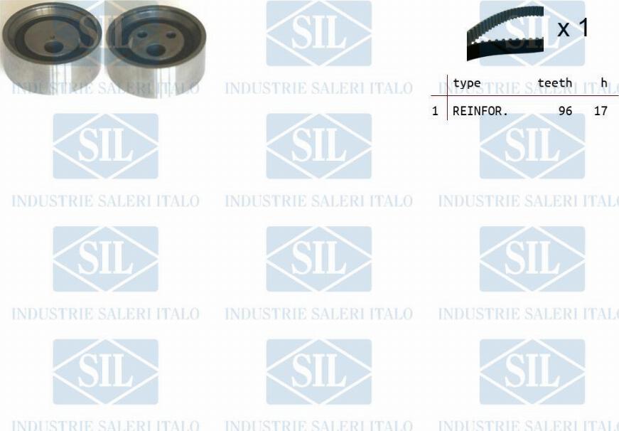 Saleri SIL TK1325 - Timing Belt Set xparts.lv