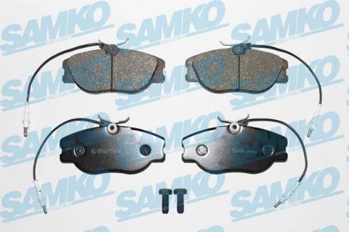 Samko 5SP498 - Brake Pad Set, disc brake xparts.lv