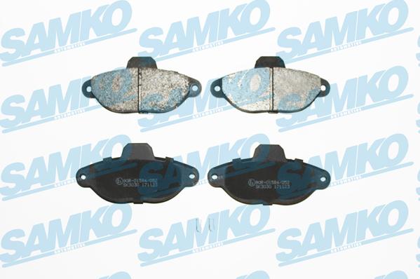 Samko 5SP483 - Brake Pad Set, disc brake xparts.lv