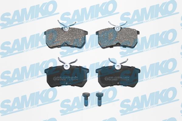 Samko 5SP697 - Тормозные колодки, дисковые, комплект xparts.lv