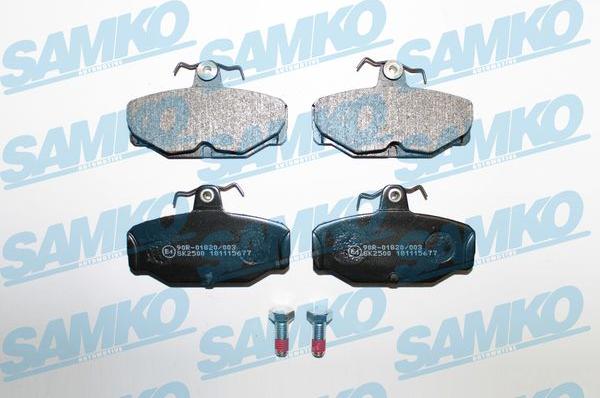 Samko 5SP677 - Тормозные колодки, дисковые, комплект xparts.lv