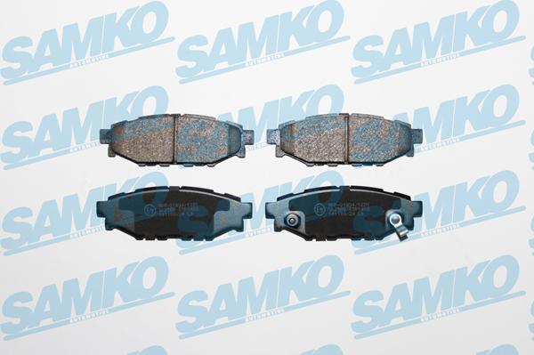 Samko 5SP1408 - Тормозные колодки, дисковые, комплект xparts.lv