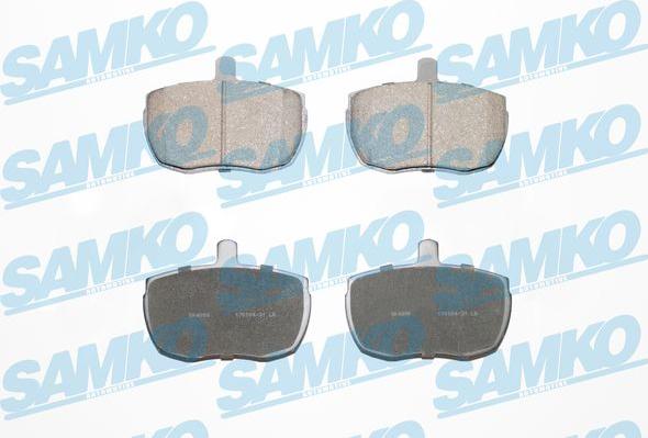 Samko 5SP140 - Тормозные колодки, дисковые, комплект xparts.lv