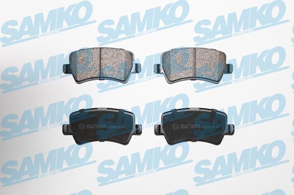 Samko 5SP1474 - Тормозные колодки, дисковые, комплект xparts.lv
