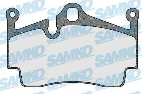 Samko 5SP1583 - Brake Pad Set, disc brake xparts.lv