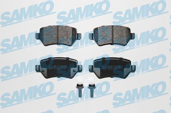 Samko 5SP1650 - Тормозные колодки, дисковые, комплект xparts.lv