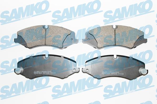 Samko 5SP1616 - Тормозные колодки, дисковые, комплект xparts.lv