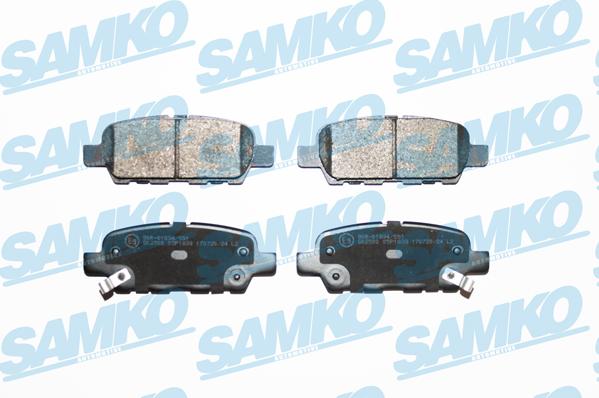 Samko 5SP1839 - Тормозные колодки, дисковые, комплект xparts.lv