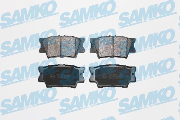 Samko 5SP1281 - Brake Pad Set, disc brake xparts.lv
