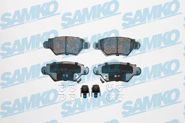 Samko 5SP1227 - Тормозные колодки, дисковые, комплект xparts.lv