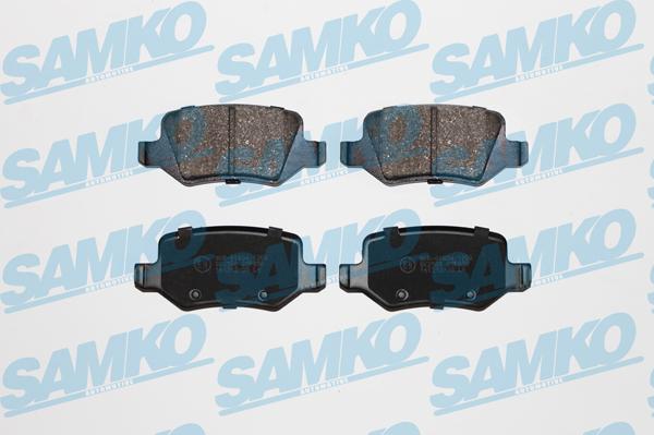 Samko 5SP850 - Тормозные колодки, дисковые, комплект xparts.lv