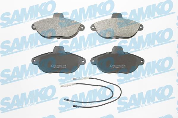 Samko 5SP346 - Brake Pad Set, disc brake xparts.lv