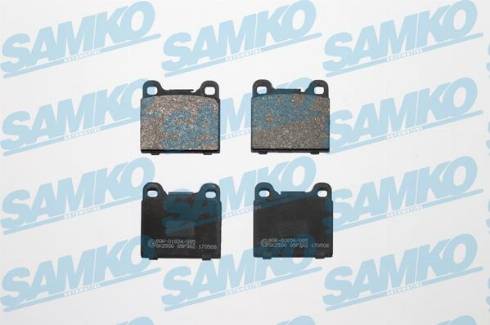 Samko 5SP362 - Brake Pad Set, disc brake xparts.lv