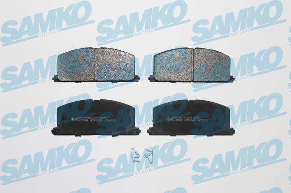 Samko 5SP268 - Brake Pad Set, disc brake xparts.lv