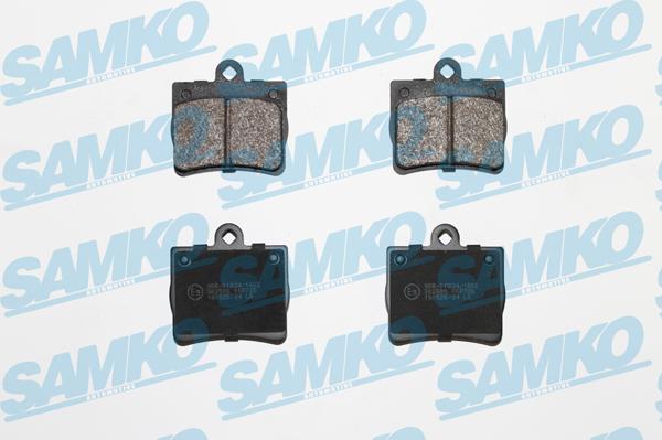 Samko 5SP725 - Тормозные колодки, дисковые, комплект xparts.lv