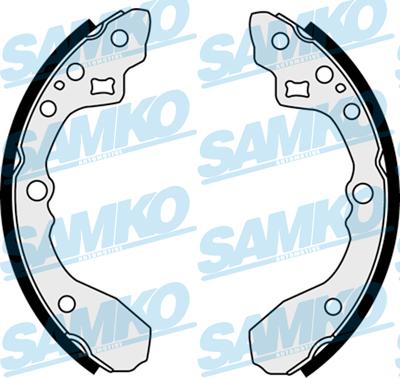 Samko 88490 - Комплект тормозных колодок, барабанные xparts.lv