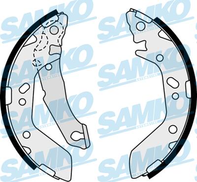 Samko 88480 - Brake Shoe Set xparts.lv