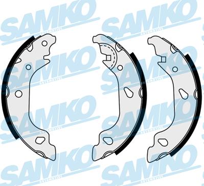 Samko 87930 - Комплект тормозных колодок, барабанные xparts.lv