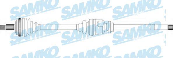 Samko DS16093 - Приводной вал xparts.lv