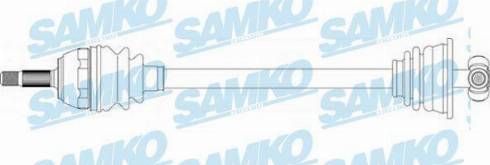 Samko DS39071 - Drive Shaft xparts.lv