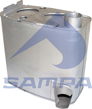 Sampa 022.479 - Глушитель выхлопных газов, конечный xparts.lv