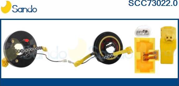 Sando SCC73022.0 - Clockspring, airbag xparts.lv