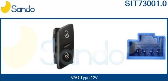 Sando SIT73001.0 - Switch, door lock system xparts.lv