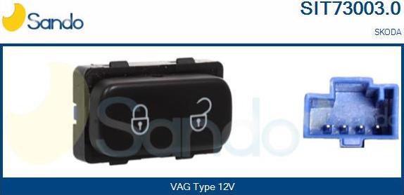 Sando SIT73003.0 - Выключатель, фиксатор двери xparts.lv
