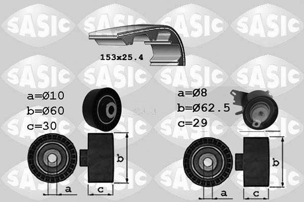 Sasic 1750028 - Timing Belt Set xparts.lv