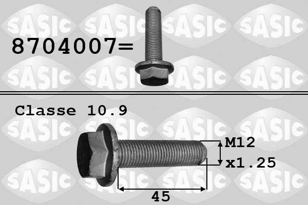 Sasic 8704007 - Pulley Bolt xparts.lv