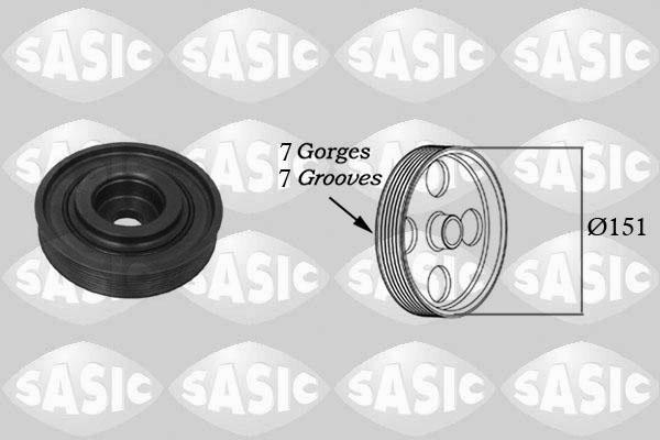 Sasic 2154009 - Belt Pulley, crankshaft xparts.lv