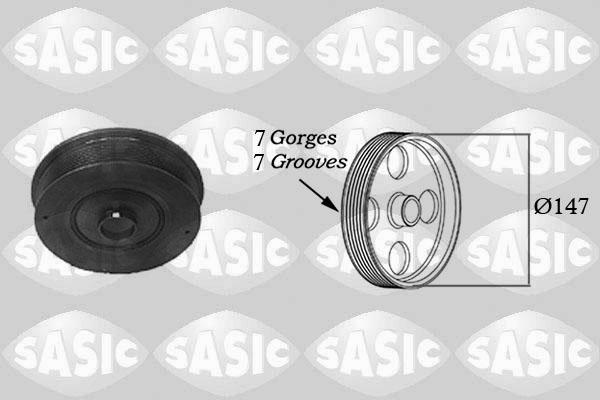 Sasic 2154005 - Belt Pulley, crankshaft xparts.lv