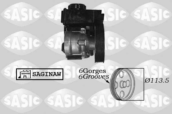 Sasic 7070004 - Hydraulic Pump, steering system xparts.lv