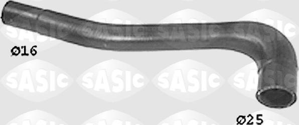 Sasic SWH6799 - Шланг радиатора xparts.lv