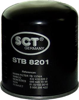SCT-MANNOL STB 8201 - Air Dryer Cartridge, compressed-air system xparts.lv