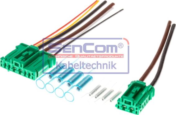 SenCom 501010 - Ремкомплект кабеля, тепловентилятор салона (сист.подогр.дв.) xparts.lv