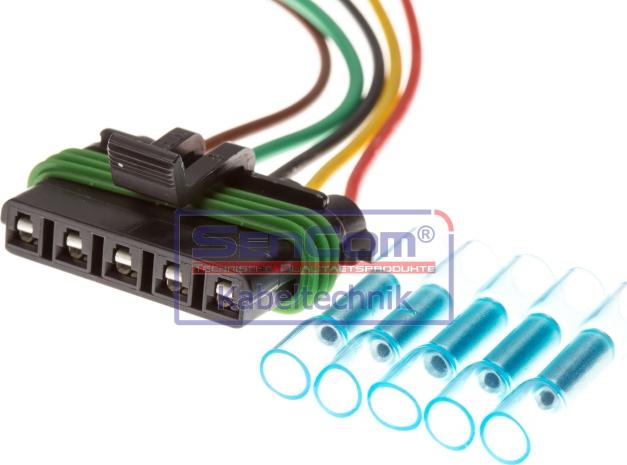 SenCom 503080 - Ремонтный комплект кабеля, мотор стеклоочистителя xparts.lv